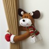 The Lakeside Collection Christmas Curtain Tie Backs - Holiday Festive Décor - Set of 2 - 3 of 3
