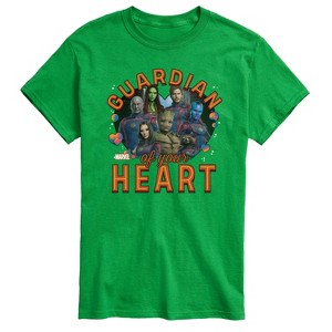 Men's - Marvel - Guardian Of Your Heart Valentine Short Sleeve Graphic T-Shirt - 1 of 4