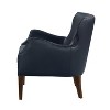 XIYUYEU Faux Leather Accent Chair with Contoured Backrest and Solid Wood Legs,Upholstered Living Room Chairs for Living Room - 4 of 4