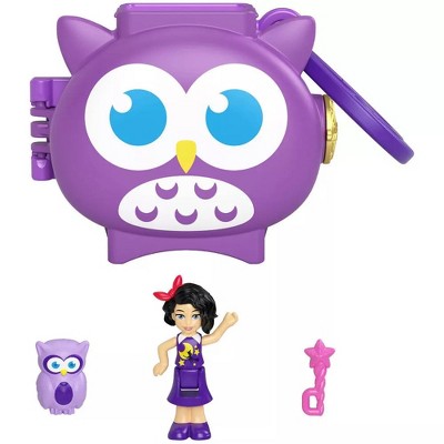Polly Pocket Pet Connects Compact Playset – Stackable Animal-Themed Mini Worlds with Doll & Accessories