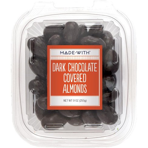 Made With Dark Chocolate Covered Almonds - Case of 24 - 9 oz - image 1 of 1