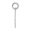 Black Bow Jewelry Sterling Silver, Sarah Collection 15mm Brocaded Disc Initial B Pendant - 2 of 4