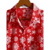 LA LEELA Men's Christmas Tree Hawaiian Shirts Short Sleeve Button Down Shirt Mens Casual Shirts Aloha Party Vacation Shirts for Men - 3 of 4