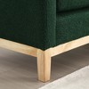 53.5"W Upholstered Bench, Ottoman Bench With Wood Legs & Bolster Pillows For End Of Bed, Bedroom, Living Room, Entryway - 4 of 4