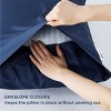 Bedsure Pillow Royal Cases Queen Size Set of 4, Rayon Derived from Bamboo Cooling Pillowcase, Navy - image 3 of 4