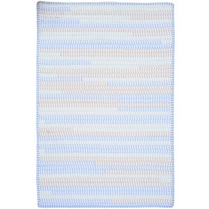 Colonial Mills Ticking Stripe Rect Braided Runner, Starlight 2'x12' , Rectangle Shape - 1 of 1