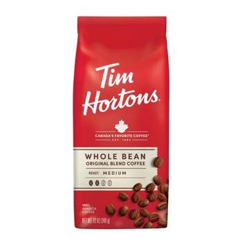 Tim Hortons Medium Roast Whole Bean Coffee - 12oz
