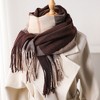 Anna-Kaci Soft Winter Plaid Scarf with Warm Cozy Feel and Fringe Trim 78.5×26 Inches - 3 of 4