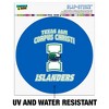 Texas A&M -Corpus Christi Islanders Automotive Car Window Locker Circle Bumper Sticker - 2 of 4