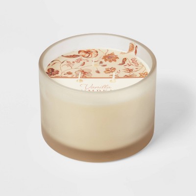 3-Wick Jar Vanilla Pumpkin Stucco Candle - Threshold™