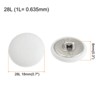 Unique Bargains DIY Craft Metal Shank Cotton Covered Round Sewing Buttons 20 Pcs - 2 of 4