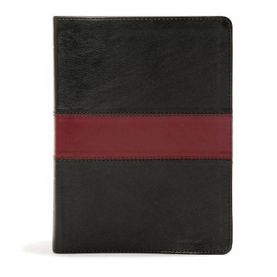 KJV Apologetics Study Bible, Black/Red Leathertouch Indexed - by  Csb Bibles by Holman (Leather Bound)