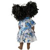 Doll Clothes Superstore Blue Flowers Dress Compatible With 18 Inch