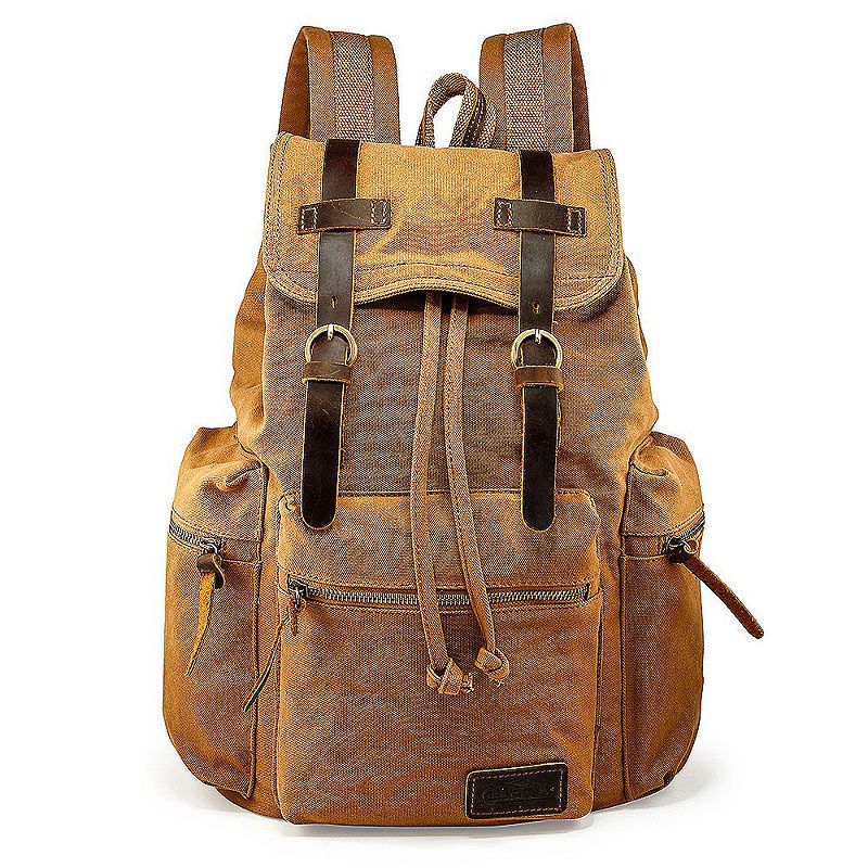 Gearonic Outdoor Sport Vintage Canvas Military Backpack, 1 of 8