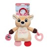 Rudolph the Red-Nosed Reindeer 10" Clarice Crib Activity Toy with Teether - Christmas - 2 of 3