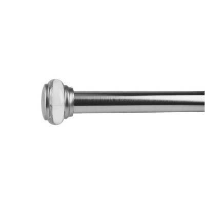 48"-86" Titan ExDrapery Rod Brushed Nickel - Versailles Home Fashions