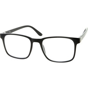 grinderPUNCH Transition Lens  Photochromic Reading Glasses  Clear Readers Turns into Sunglasses in the Sun  UV400 (Black, 2.50) - 1 of 4