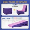 FDW Gymnastics Mat Tumbling Mat Incline Mat Folding Home Gym Yoga Mat - 4 of 4