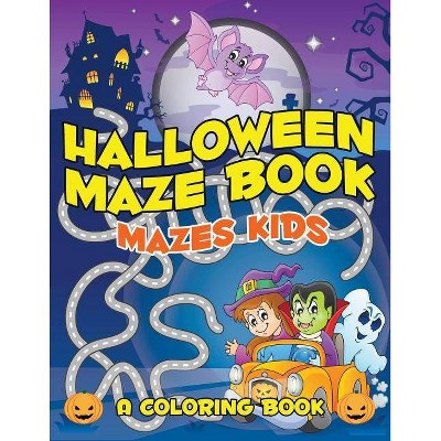 Halloween Maze Book - by  Marshall Kids (Paperback)