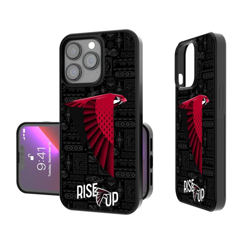 Keyscaper Atlanta Falcons 2024 Illustrated Limited Edition Bump Phone Case, 1 of 7