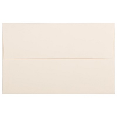 JAM Paper A10 Strathmore Invitation Envelopes 6 x 9.5 Natural White Wove 191223I