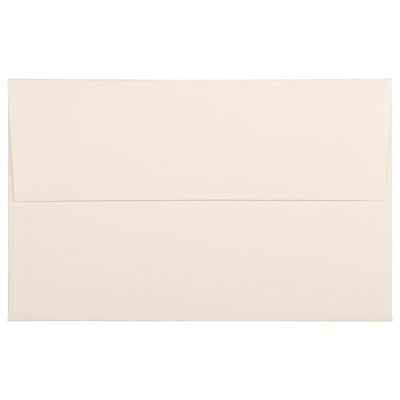 JAM Paper A10 Strathmore Invitation Envelopes 6 x 9.5 Natural White Wove 191223I