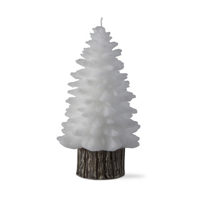 tagltd Spruce Large Rustic Tree Shaped Candle Christmas Decoration Decor