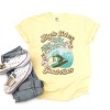 Simply Sage Market Women's High Tides Good Vibes Wave Short Sleeve Garment Dyed Tee - 3 of 4