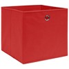 vidaXL Storage Boxes 4 pcs Red 12.6"x12.6"x12.6" Fabric - 2 of 4