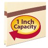 Smead 1" Exp File Pockets 2/5 Tab Legal Manila 76487 - 2 of 4