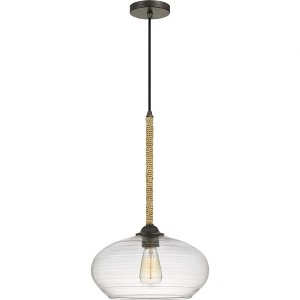 Quoizel Lighting Merino 1 - Light Pendant in  Tarnished Bronze - 1 of 3