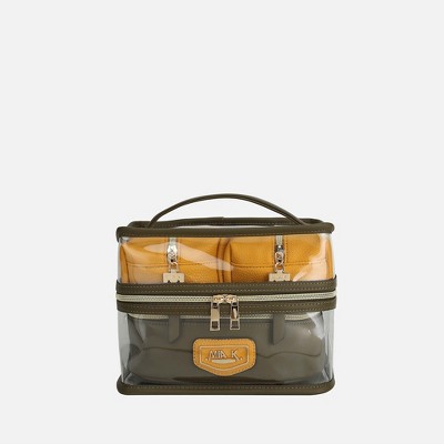 MKF Collection Emma Handbag Cosmetic Clear Case set by Mia K- 4