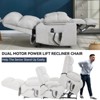 TiramisuBest Lift Recliner Chair Heat Massage Dual Motor Infinite Position Up to 350 LBS Large Electric Power Lift Recliners with Power-Remo - 4 of 4