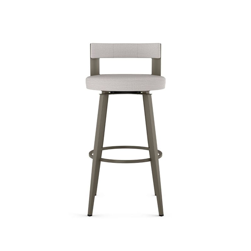 Amisco Paramont Upholstered Counter Height Barstool Gray, 4 of 8