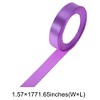 Unique Bargains Ribbons for Crafts Silk-Satin Blend for Bows & DIY Decor Polyester 866.14"x0.79" 1 Pcs - 3 of 4