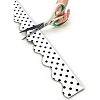 Teacher Created Resources Scalloped Rolled Border Trim 2-3/16" x 50' Black/White Polka Dots 3/Pack - 3 of 3