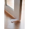 Scotch 2ct Clear Door stops: Floor Stopper, 1.13" Height, 3.0" Depth, 1.0" Width, 0.17 lbs - 4 of 4