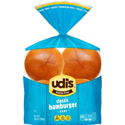 Udi's Gluten Free Frozen Hamburger Buns - 10.4oz