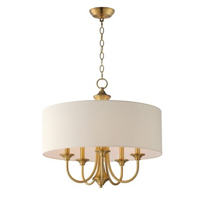 Maxim Lighting Bongo 5 - Light Pendant in  Natural Aged Brass