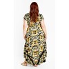 Women's Plus Size Lilah Maxi Dress - black | CITY CHIC - 3 of 4