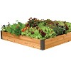 Gardener's Supply Company Cedar Raised Garden Bed | Weather Resistant Outdoor Square Planter Box For Plants, Herbs Flowers & Vegetables with - 2 of 2
