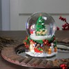 Northlight Musical and Animated Santa on Sleigh Rotating Christmas Snow Globe - 6.5" - 3 of 3