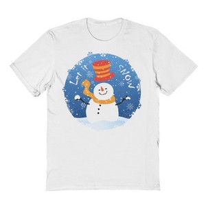 Rerun Island Men's Let It Snow Short Sleeve Graphic Cotton T-Shirt - 1 of 1