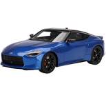 2023 Nissan Z Performance Seiran Blue with Black Top 1/18 Model Car by Top Speed