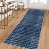 Indoor Modern Washable Geometric Checkered Floor Carpet Soft Non Slip Area Rugs for Home Office - 2 of 4