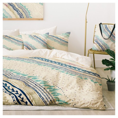 Blue Rosebudstudio Carefree Duvet Cover Set King Deny Designs