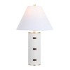 Flavie Table Lamp - 26.5 Inch Height - TBL4564 - White/Gold - Safavieh - 3 of 4