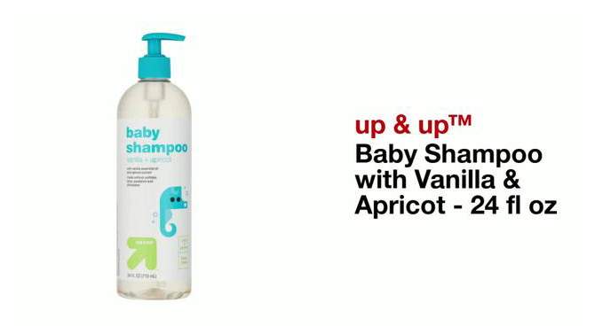 Baby Shampoo with Vanilla &#38; Apricot - 24 fl oz - up &#38; up&#8482;, 2 of 10, play video