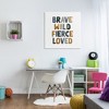 Stupell Industries Brave Wild Fierce Inspirational, 36" x 36" - 2 of 4