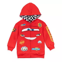 Disney Cars Little Boys Lightning McQueen Waterproof Outwear Hooded Rain Coat Toddler 